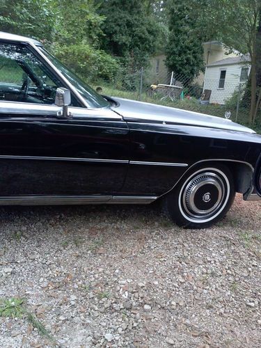 1977 silver &amp; black elderado biarritz coupe