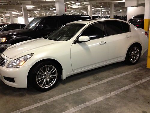 2008 infiniti g35 journey sedan white