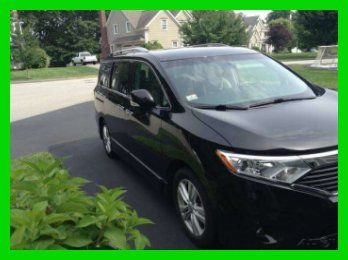 2011 nissan quest le 3.5l v6 24v fwd bose dvd heated leather remote start black