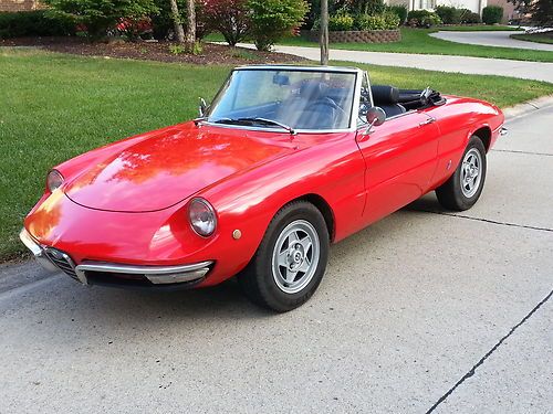 Alfa romeo 1969 duetto 1300 junior spider rare  **low reserve**