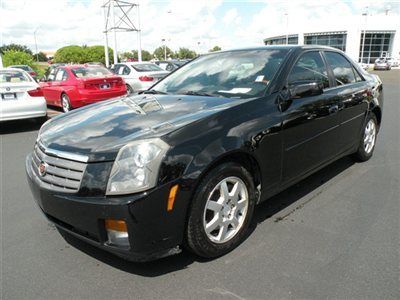 2005 cadillac cts black auto heated seats **one owner* sat radio clean carfax *f