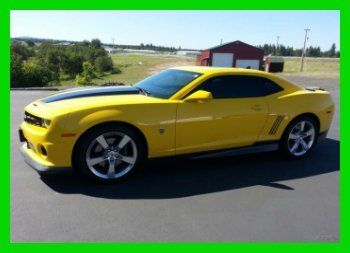 2010 camaro 6.2l v8 16v manual rwd coupe onstar premium transformer graphics