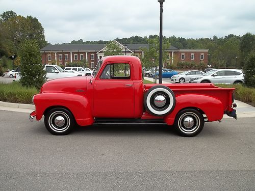 1953 chevrolet 3100 pickup straight six manual transmission, image 2