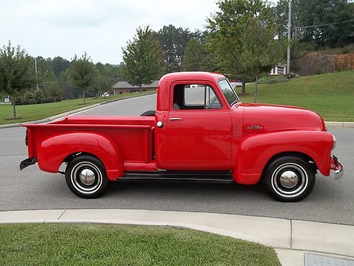 1953 chevrolet 3100 pickup straight six manual transmission, image 4
