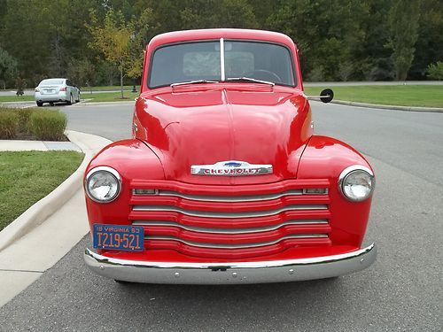 1953 chevrolet 3100 pickup straight six manual transmission, image 5