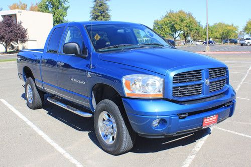 2006 dodge ram 2500 slt quad cab short bed 4x4 diesel pickup, only 51k mi.