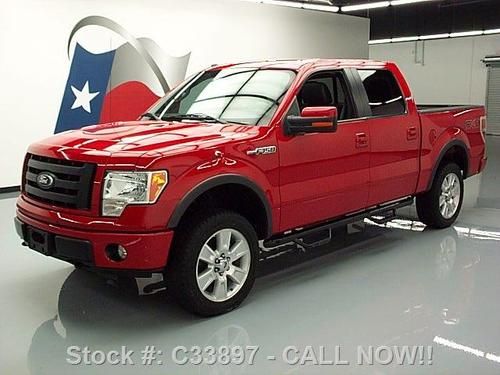 2010 ford f-150 4x4 fx4 supercrew sunroof nav 20's 38k texas direct auto