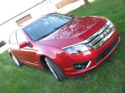 2012 FORD FUSION HYBRID Leather Blind spot mirror rear camera Sync Sunroof 41mpg, US $18,450.00, image 2