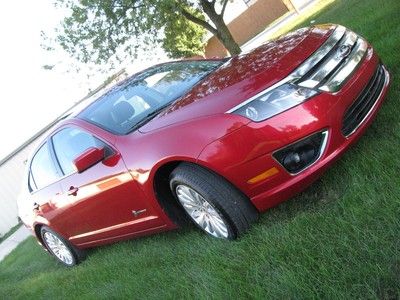 2012 FORD FUSION HYBRID Leather Blind spot mirror rear camera Sync Sunroof 41mpg, US $18,450.00, image 4