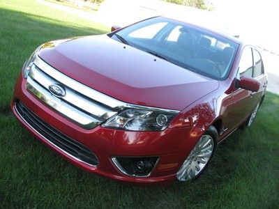 2012 FORD FUSION HYBRID Leather Blind spot mirror rear camera Sync Sunroof 41mpg, US $18,450.00, image 5
