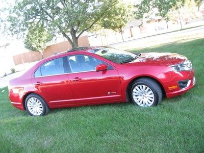 2012 FORD FUSION HYBRID Leather Blind spot mirror rear camera Sync Sunroof 41mpg, US $18,450.00, image 8