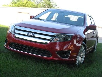 2012 FORD FUSION HYBRID Leather Blind spot mirror rear camera Sync Sunroof 41mpg, US $18,450.00, image 10