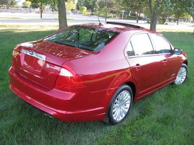 2012 FORD FUSION HYBRID Leather Blind spot mirror rear camera Sync Sunroof 41mpg, US $18,450.00, image 16