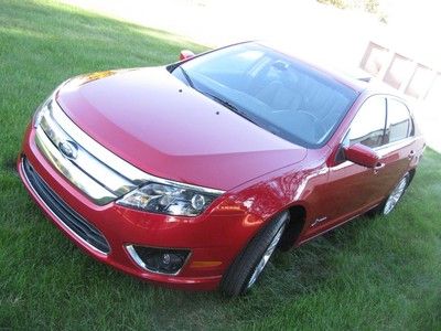 2012 FORD FUSION HYBRID Leather Blind spot mirror rear camera Sync Sunroof 41mpg, US $18,450.00, image 23