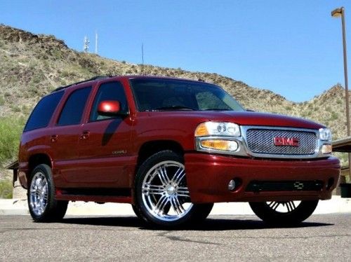 No reserve 2002 gmc denali | awd | 22s | bose | moonroof | dvd | sat | rust-free