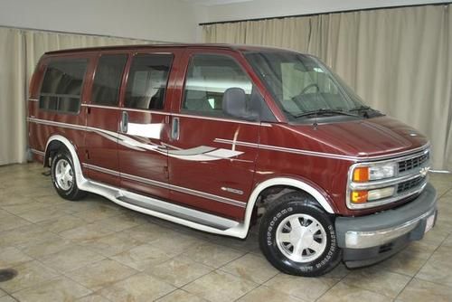 2002 chevrolet express van g1500 3rd row v8 alloys one owner clean carfax