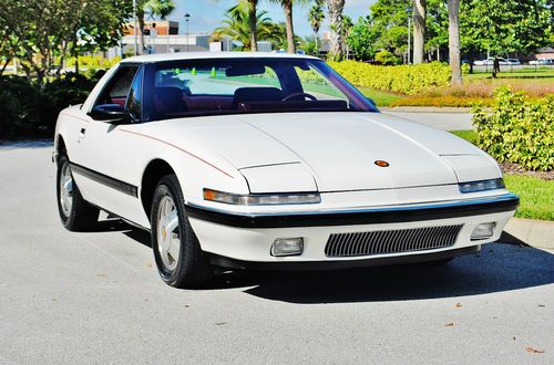 Simply mint all original 1989 buick reatta white red in sold at no reserve sweet