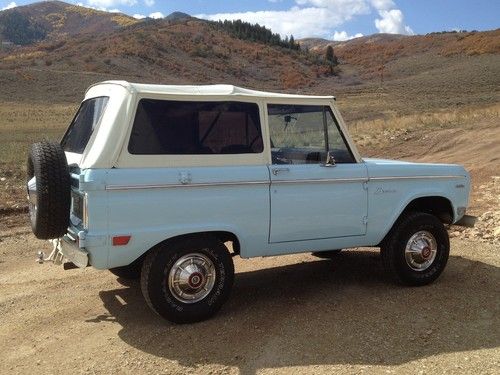 1969 ford bronco - uncut - original - power steering &amp; brakes - excellent shape