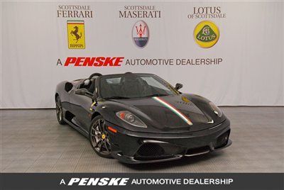 2009 ferrari f430 scuderia 16m-carbon package-white stitch-stripe-yellow caliper