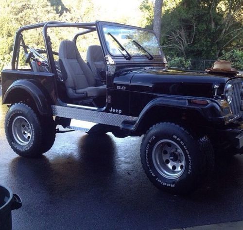 1980 cj7 w/ 5.0 fuel injected mustang gt motorw/t5 tranny 4x4