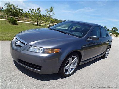 04 tl books service records clean carfax florida alloy leather sunroof financing