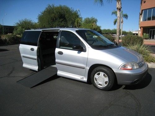 2001 ford windstar lx wheelchair handicap mobility van vmi low miles arizona van