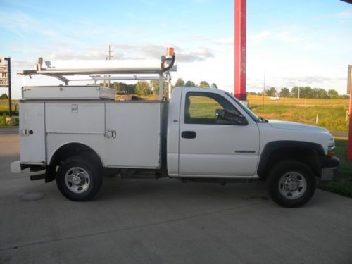 Chevy work truck used 1 owner hd service bed regular cab v8 k2500 fleet serviced