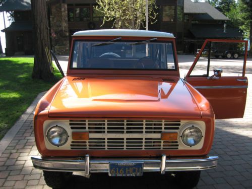 1973 ford bronco, 4wd, stock, original, never cut or restored