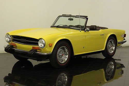 1974 triumph tr6 2.5l 6 cylinder 4 speed cosmetically restored low miles