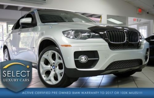 Loaded x6 35i cpo bmw warranty till 09/17 or 100kmls sport prem 20whls pristine!