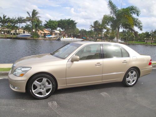 05 lexus ls430*66k*1 elderly owner*no smoker*gorgeous cond*x-nice*dlr srvcd*fla