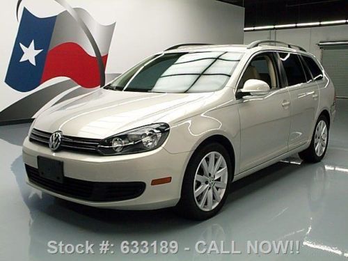 2010 volkswagen jetta tdi wagon diesel htd leather 52k texas direct auto