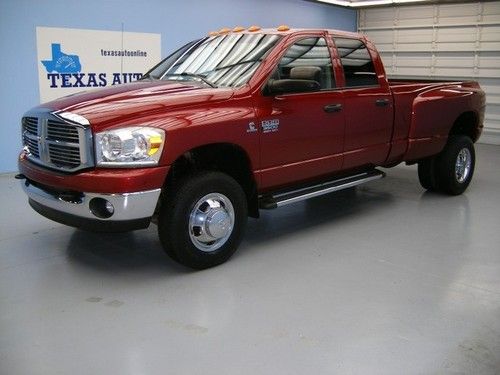 We finance!!!  2008 dodge ram 3500 quad drw big horn cummins auto blue tec tow!!