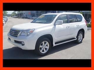 2013 lexus gx 460 white with tan 3rd row seat 322 miles