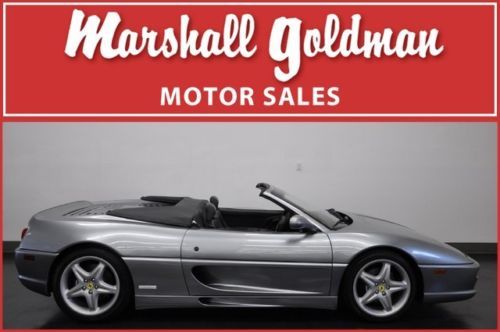 1998 ferrari 355 spider titanium dark blue 6 speed manual serviced 12,400 miles