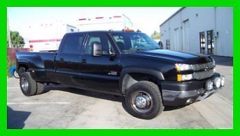 2006 silverado 3500 4x4 duramax dually lt3 oneowner fresh trade-in low miles