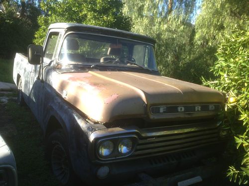 1957 f-100 wrap around rear window short bed