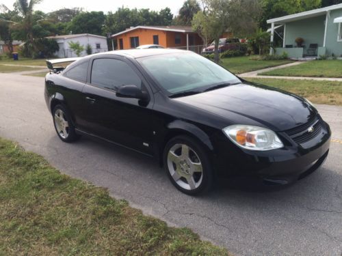 2007 black chevy cobalt ss 2.4l - coupe - 5 speed trans - leather - sunroof