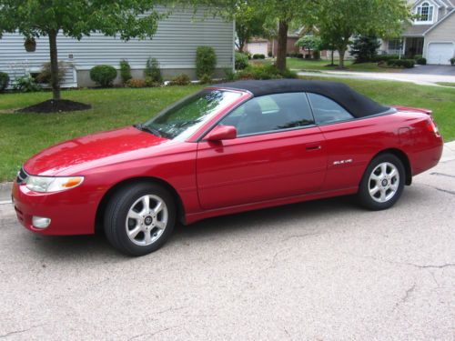 2001 toyota solara sle convertible 2-door 3.0l