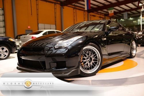 09 nissan gtr premium awd 24k cobb-tuner nav keyless bbs-alloy carbon-fiber-adds