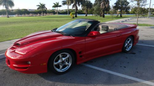 2000 pontiac firebird trans am ws6, 6 speed hurst, convertible,