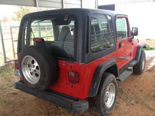 1998 Jeep Wrangler Sport Sport Utility 2-Door 4.0L, image 3
