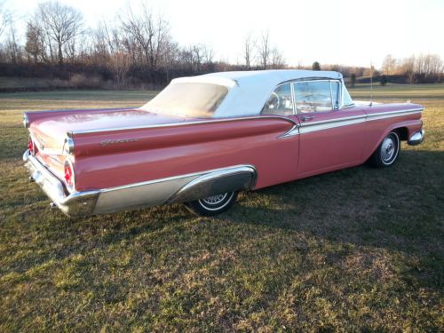 1959 ford fairlane galaxie 500 sunliner convertible