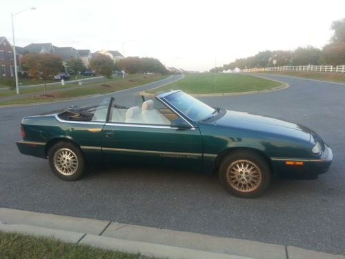 1994 chrysler lebaron gtc convertible 2-door 3.0l