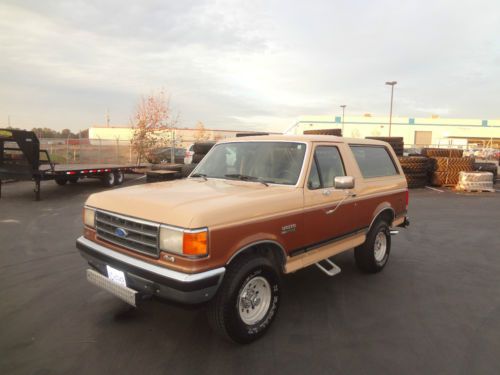 1990 ford bronco xlt sport utility 2-door 5.8l