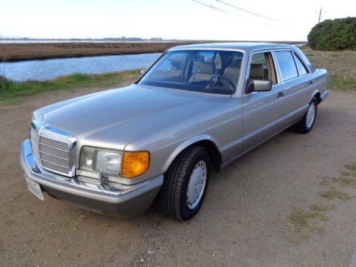 1988mercedes benz 420sel clean low mileage original - no reserve