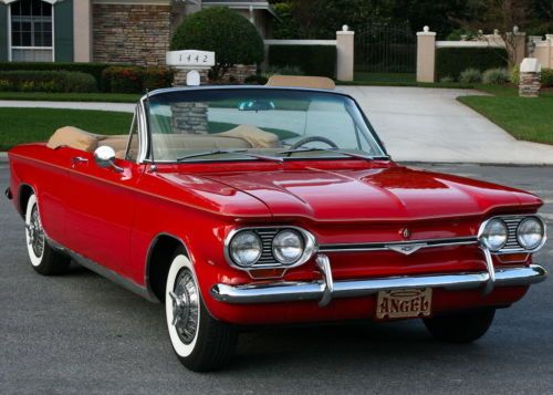 High end beautiful restored - 1963  chevrolet corvair monza convertible - 1k mi