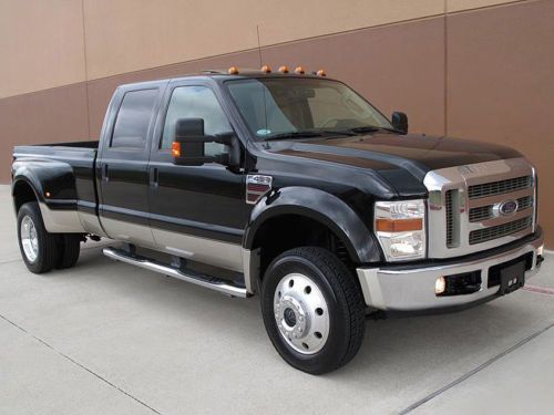08 ford f-450 lariat crew cab long bed dually 6.4l diesel 4x4 moonroof 1owner
