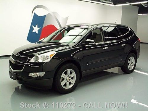 2010 chevy traverse 2lt htd leather dvd rear cam 56k mi texas direct auto