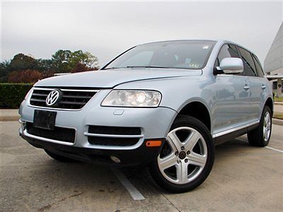 Vw touareg,awd,power leather heated sts,snrf,navigation,wood trim,80k,runs gr8!!